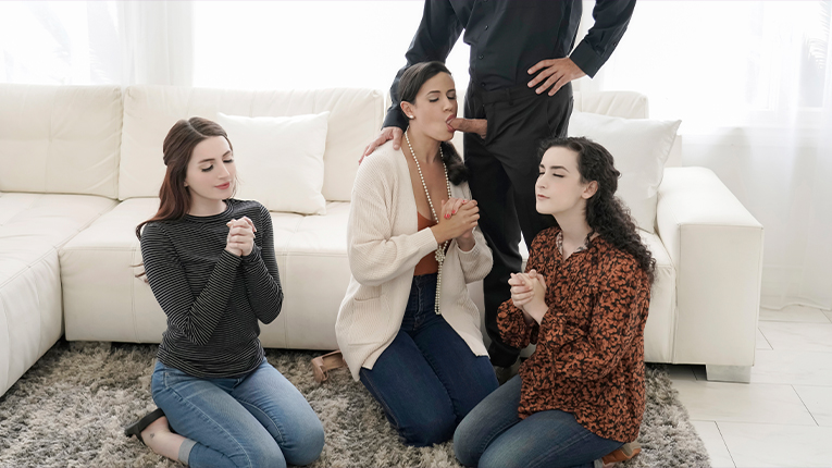 Mylf Classics / Lyra Lockhart, Aria Carson, Penny Barber, Calvin Hardy / His Three Freeuse Wives / 25.10.2023